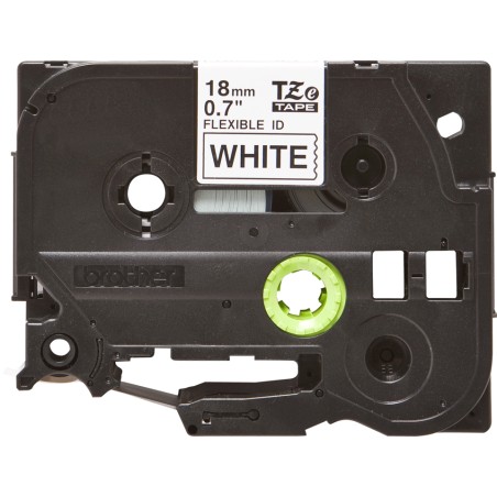 Brother Tape Black on White 18mm